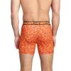 image:imageJockey Mens Underwear Active Microfiber 5 Boxer BriefOrange Waves