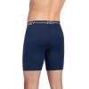 image:imageJockey Mens Underwear Organic Cotton Stretch 65 Boxer Brief  3 PackLake SkyTornado BlueInk Well