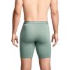 image:imageJockey Mens Underwear Organic Cotton Stretch 95 Long Leg Boxer Brief  3 PackEvergreen Mist