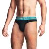 image:imageJockey Sport Mens Underwear Stability Pouch Microfiber ThongBlack Ocean