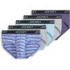 image:imageJockey Mens Underwear Lightweight Cotton Blend Brief  5 PackDock Stripe