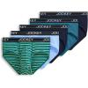 image:imageJockey Mens Underwear Lightweight Cotton Blend Brief  5 PackFirewood Stripe