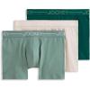image:imageJockey Mens Underwear Organic Cotton Stretch 4 Trunk  3 PackEvergreen Mist