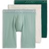 image:imageJockey Mens Underwear Organic Cotton Stretch 95 Long Leg Boxer Brief  3 PackEvergreen Mist