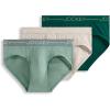 image:imageJockey Mens Underwear Organic Cotton Stretch Brief  3 PackEvergreen Mist