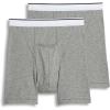 image:imageJockey Mens Underwear Pouch 5 Boxer Brief  2 PackGrey