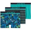 image:imageJockey Mens Underwear True Style 4 Trunk  3 PackOmbre TropicsTeal BreezeVivid Stripe