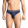 image:imageJockey Sport Mens Underwear Stability Pouch Microfiber ThongMarbled Navy