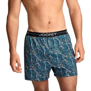 image:imageJockey Mens Underwear Active Microfiber 45 BoxerCarabiner Ropes
