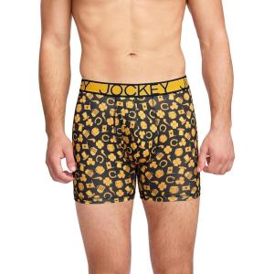 image:imageJockey Mens Underwear Active Microfiber 5 Boxer BriefLucks With You