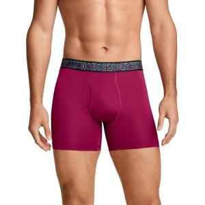 image:imageJockey Mens Underwear Active Microfiber 5 Boxer BriefMajestic Berry