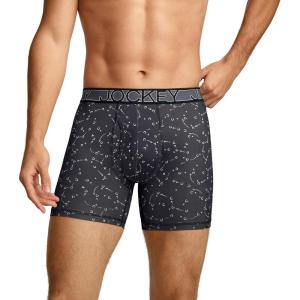 image:imageJockey Mens Underwear Active Microfiber 5 Boxer BriefStrategies