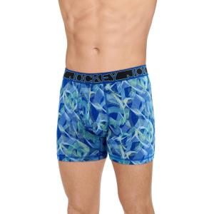 image:imageJockey Mens Underwear Active Microfiber 5 Boxer BriefVortex
