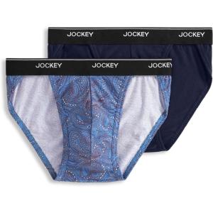 image:imageJockey Mens Underwear Mens Elance String Bikini  2 PackAmericana Stars