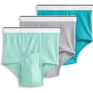 image:imageJockey Mens Underwear Pouch Brief  3 PackOcean Mist