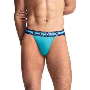 image:imageJockey Sport Mens Underwear Stability Pouch Microfiber Jock StrapOcean Teal