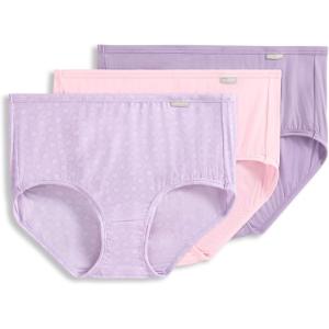 image:imageJockey Womens Underwear Supersoft Brief  3 PackGarden Grid