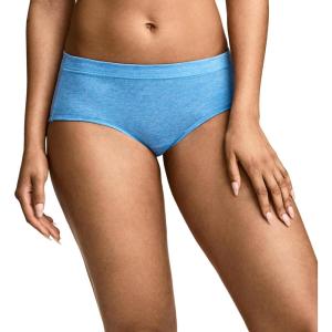 image:imageJockey Womens Underwear Cotton Stretch HipsterBlue Satin