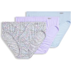 image:imageJockey Womens Underwear Supersoft French Cut  3 PackPressed Flowers