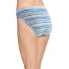image:imageJockey Womens Underwear Classic French Cut  3 PackBlue StardustWatercolor StripeMarina Blue