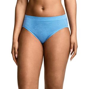 image:imageJockey Womens Underwear Cotton Stretch Hi CutBlue Satin