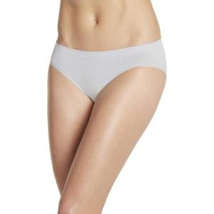 image:imageJockey Womens Underwear Smooth amp Shine Seamfree BikiniGrey Stargazer