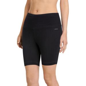 image:imageJockey Womens Activewear High Rise Cotton Stretch 10 Bike ShortBlack