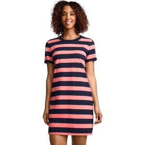 image:imageJockey Womens Activewear Organic Cotton TShirt DressPink Stripe