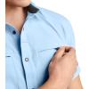 image:imageJockey Outdoors Mens Casualwear Short Sleeve Snap Woven ShirtBrilliant Blue