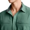 image:imageJockey Outdoors Mens Casualwear Short Sleeve Snap Woven ShirtEucalyptus