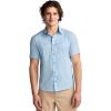 image:imageJockey Outdoors Mens Casualwear Short Sleeve Snap Woven ShirtBrilliant Blue