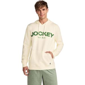 image:imageJockey Mens Loungewear Lightweight Cotton Blend Fleece HoodieFawn