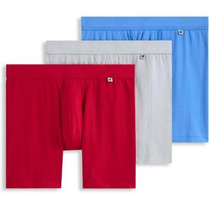 image:imageJockey Mens Underwear Hypersoft 360 6 Boxer Brief  3 PackBlue Radiance