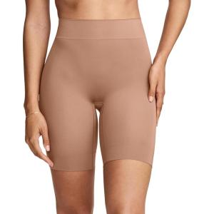 image:imageJockey Womens Shapewear Skimmies Seamfree Ultralight Smoothing MidThigh SlipshortAlmond