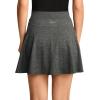 image:imageJockey Womens Activewear EverActive Skirt with Builtin ShortBlack Heather