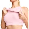 image:imageJockey Womens Activewear EverActive Racerback Tank with Builtin BraPink Shadow