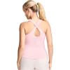 image:imageJockey Womens Activewear EverActive Racerback Tank with Builtin BraPink Shadow