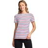 image:imageJockey Womens Activewear Organic Cotton Stretch Short Sleeve TeeFire Stripe