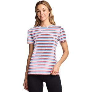 image:imageJockey Womens Activewear Organic Cotton Stretch Short Sleeve TeeFire Stripe