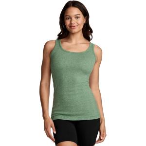 image:imageJockey Womens Activewear Rib TankBadge Green