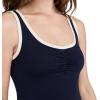 image:imageJockey Womens Loungewear Cotton Stretch Ruched TankJockey Blue