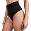 image:imageJockey Womens Shapewear Skimmies Seamfree Tummy Smoothing Thong  2 PackBlack