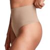 image:imageJockey Womens Shapewear Skimmies Seamfree Tummy Smoothing Thong  2 PackLight