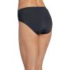 image:imageJockey Womens Underwear Matte amp Shine Seamfree Hi CutBlack Out