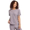 image:imageJockey Womens Loungewear Cotton Modal Short Sleeve TeeLilac Heather