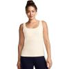 image:imageJockey Womens Loungewear Cotton Stretch Ruched TankFawn