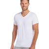 image:imageJockey Mens Undershirt Slim Fit Cotton Stretch VNeck Undershirt  2 PackWhite