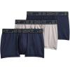 image:imageJockey Mens Underwear Active Microfiber 25 Trunk  3 PackNavyQuartzNavy