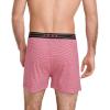image:imageJockey Mens Underwear ActiveBlend Knit 5 BoxerRed Frolic Stripe
