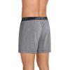 image:imageJockey Mens Underwear ActiveBlend Knit 5 BoxerSmall Black and White Grid